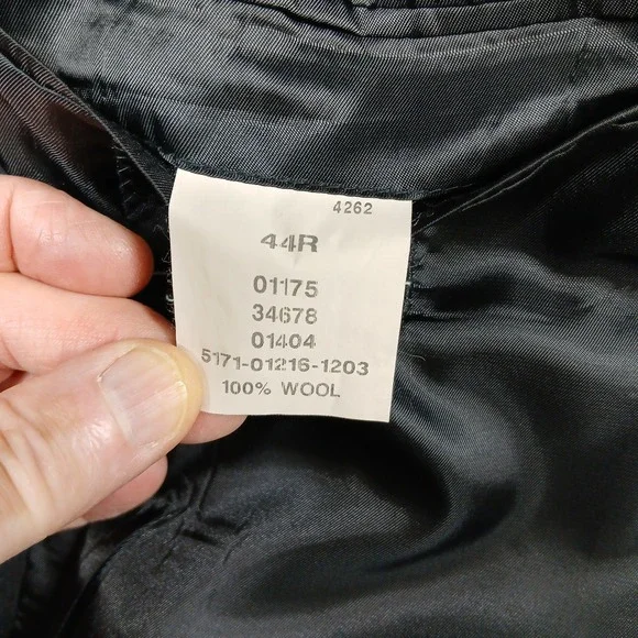 Jos A Bank Classic Collection Men's 44R‎ Gray Wool Suit 2-Button 38x30 Pants